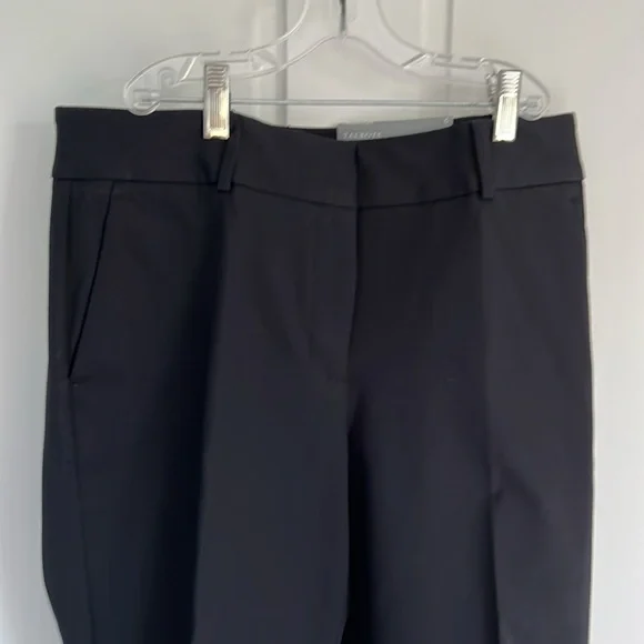 Talbots Newport Black pant size 6 trouser leg full length sits at waist NWT - Picture 2 of 7